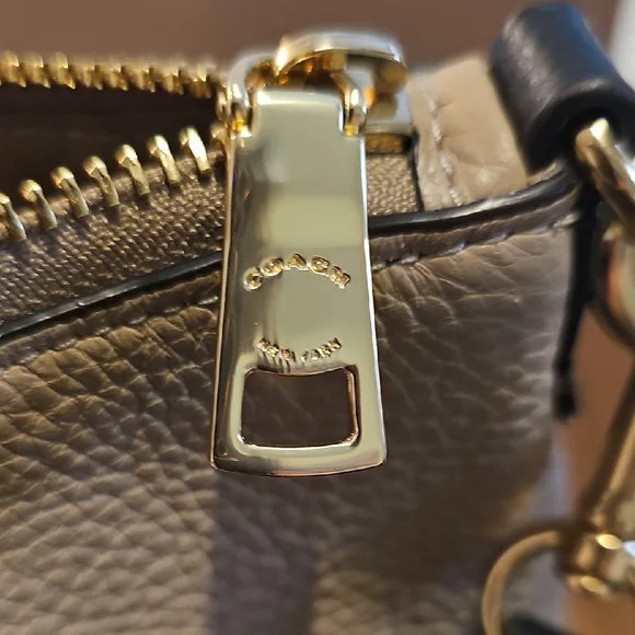 Coach Kacey Satchel TriColor Shoulder Bag - Picture 5 of 5